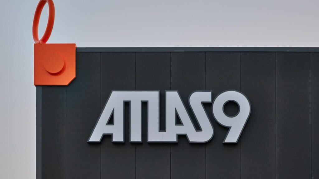 Atlas9 Building Signage Closeup