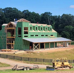 Barn Style Building Construction Site Rural Farm Structure