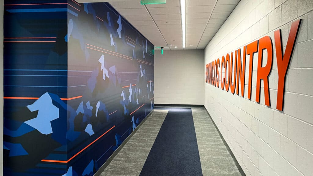Broncos Country Hallway Wall Graphics