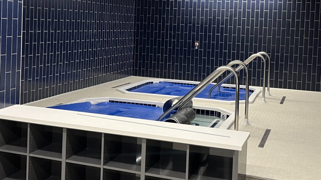 Hydrotherapy Room Recovery Pools Blue Tiles