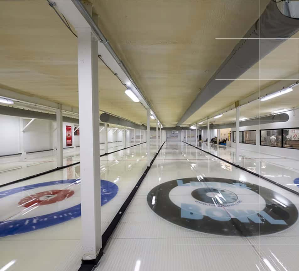 Indoor Curling Rink Multiple Sheets Ice Sports Facility
