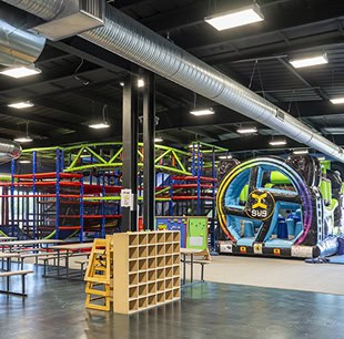 Indoor Playground Kids Climbing Inflatable Fun Center