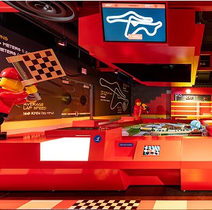 Lego Race Track Exhibit Lego Discovery Center