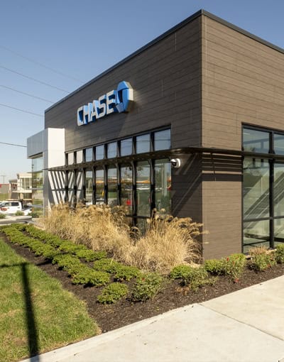 Modern Chase Bank Branch Exterior Design