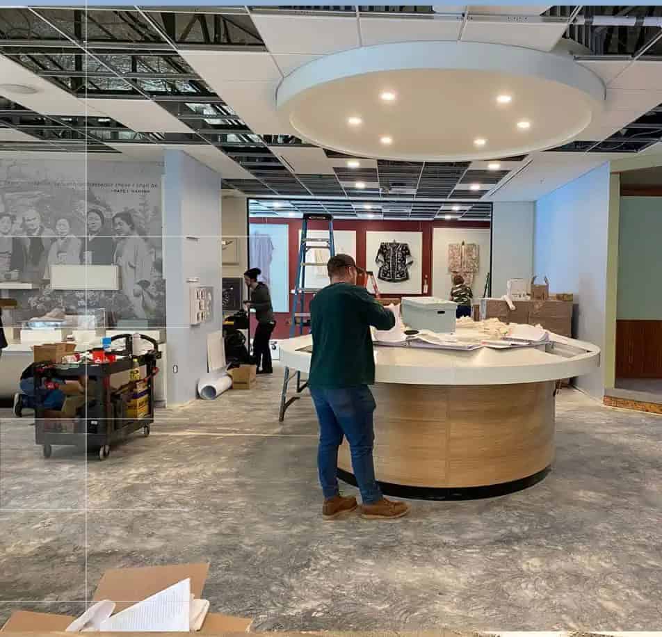 Museum Renovation Setup+graphic