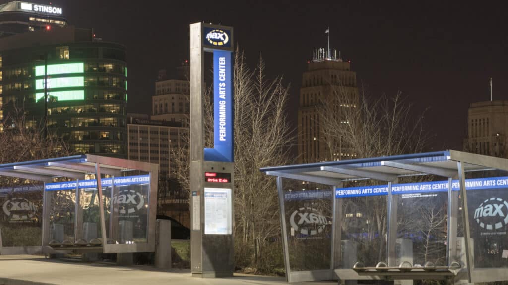 Performing Arts Center Bus Stop Kansas City